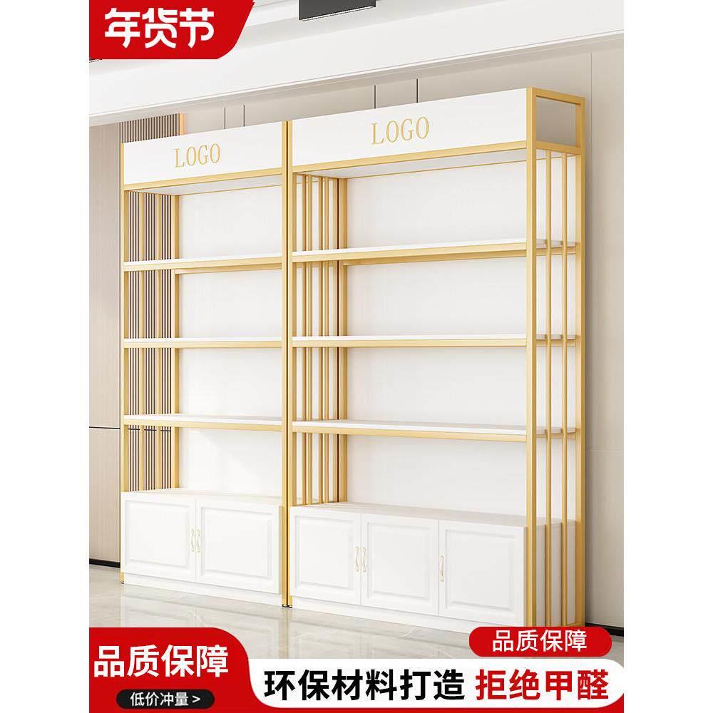 面膜展示柜化妆品货架展示架多层美甲货柜美容院产品置物架陈列柜