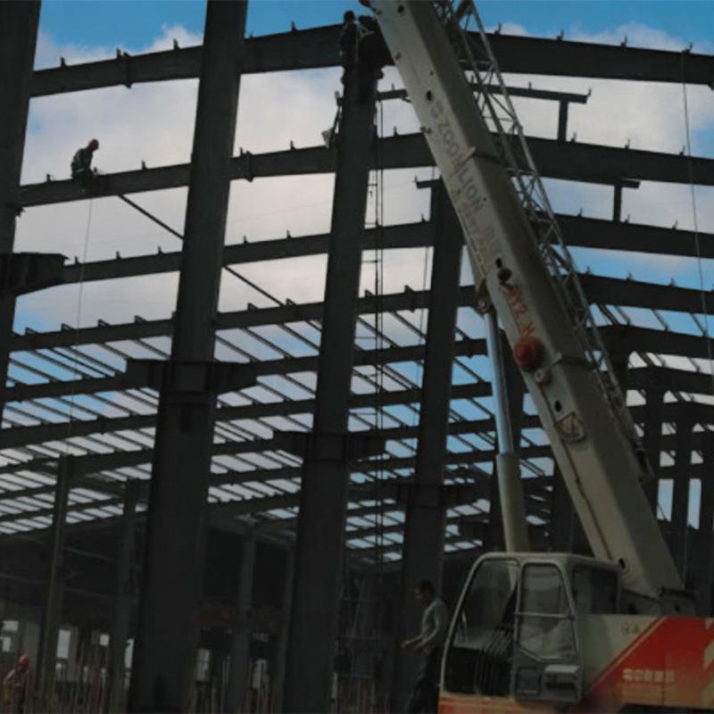 厂家供应装配式集成房屋钢结构厂房车间棚架可拆装组合式活动房