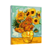 梵高名画diy填充治愈数字油画手绘丙烯画手工填色画画油彩装 饰画