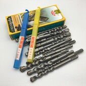 精品电锤钻头墙钻头 四坑方柄mm冲击钻头 两坑两槽圆柄