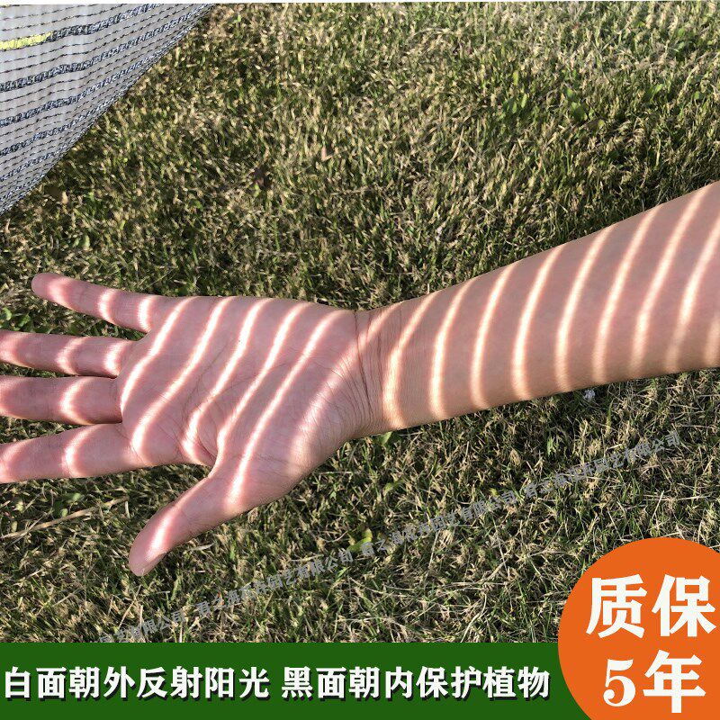 黑白遮阳网面家用庭院阳台太阳网隔热多肉遮阴网加厚加密精品