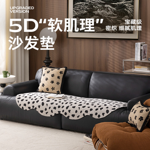 通用防滑布B艺亚麻粗布套罩靠背盖布巾坐垫 防猫抓沙发垫棉麻四季