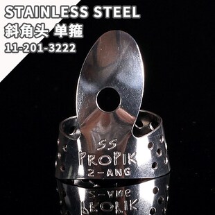 美产手工OI木吉他义甲指 金属右手指环民谣指弹拨片