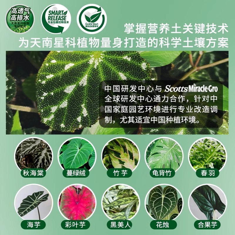 美乐棵天南星科专用土蔓绿绒绿天鹅营养土绿植盆栽观叶植物通用