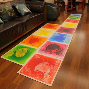 宝宝感官地垫早教液体爬爬垫儿童感统游戏训练器材爬行踩水垫