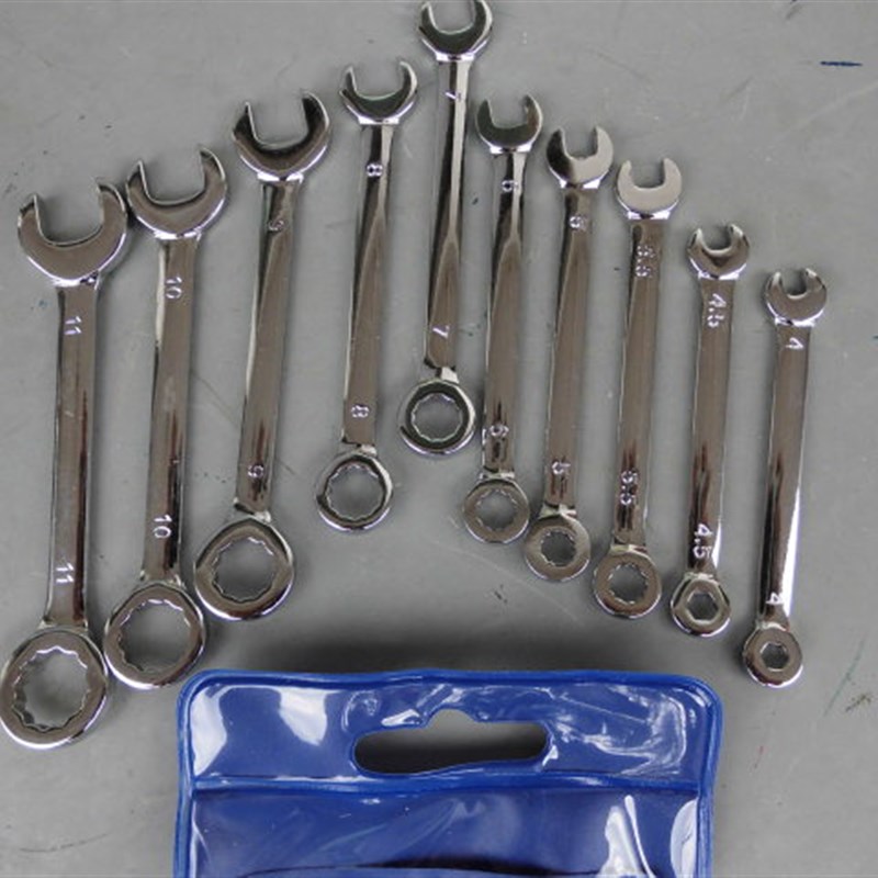 出口货超薄迷你两用扳手mm装小型呆梅扳手口梅袖珍扳手