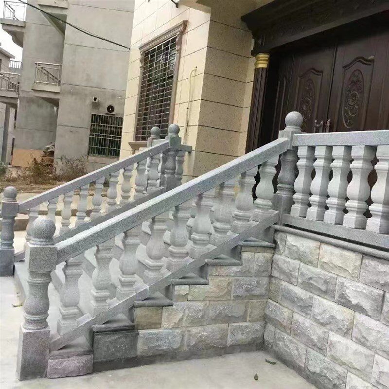 岗岩石雕石头栏杆石护栏河道桥梁阳台旗台大理石浮雕线雕围栏板