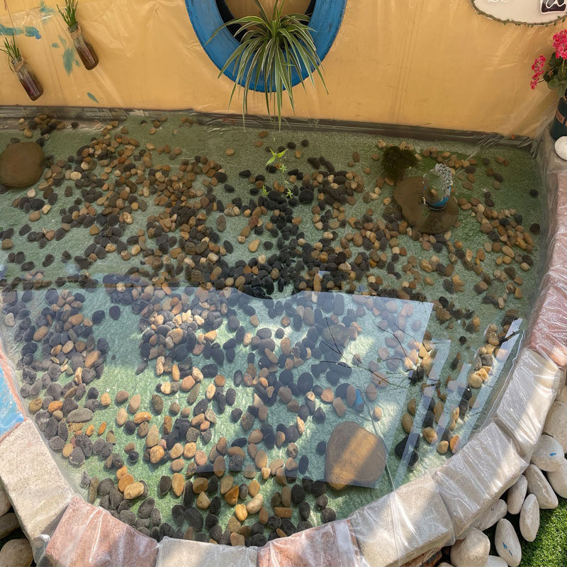 人工鱼池薄膜 防水膜鱼池防水膜 鱼池塑料膜做水池的膜水池膜