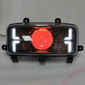 远近光强光 车灯升级LD光透镜 广环F电动车大灯总成 改装