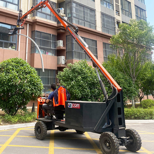 树冠修剪机修圆形高速公路园林伸缩臂高空修枝机景观树木修剪车