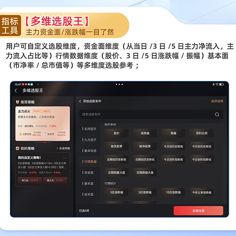 九方I股票机九方智投 易知股道 学习机 平板股票电脑 炒股利器 看