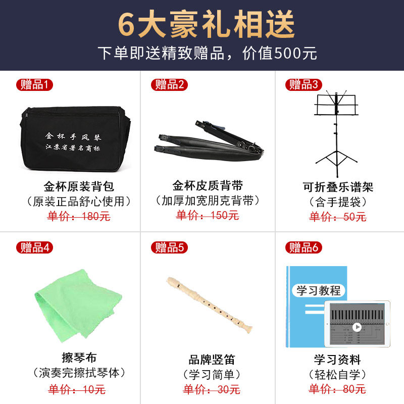 金杯9贝斯司巴扬手风琴J 键纽手风琴 初学演奏