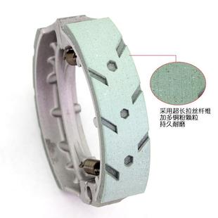 唐泽电动车刹车片鼓刹片刹车蹄块耐磨刹车皮通用刹车块