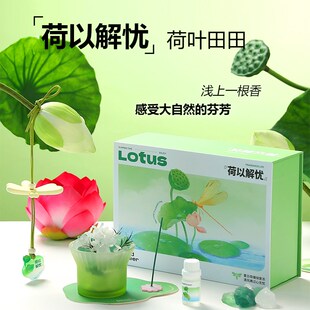 荷以解忧夏日限定无火香薰创意礼盒扩香晶石朋友S闺蜜生日礼物室