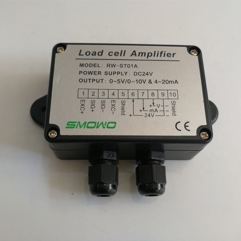 电子秤称重变送器RW-T01/0-5V/0-10V/-20M电子称信号放大MOW