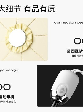 itu西卡图J家族加大加固雨伞女晴雨两用遮阳伞结实抗风自动伞