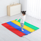 早教感统课训练器材儿童平衡触觉板步道独木桥脚踩平衡木走道