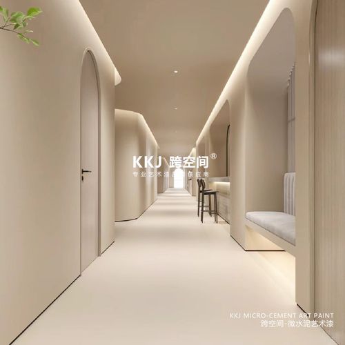 第三代液态微水泥刷喷墙地一体艺术涂料工装环保水性漆店铺家