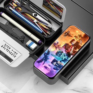 我的世界文具盒男生创意铅笔男孩女儿童卡通笔袋中小学生