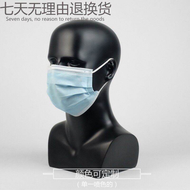 树脂头模男士假人头假人支架模特头假模特半身拍照模特人头展示架
