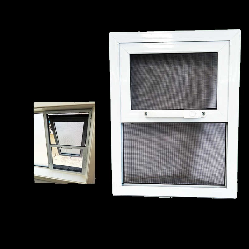 二联动纱窗金刚网防盗纱窗网自装二段式纱窗全开两推式二合一纱窗