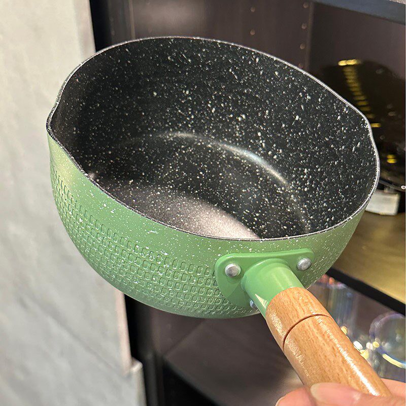 雪平锅小炒锅粘锅家用泡面锅煮面煮粥小锅二人用电磁炉专用奶锅