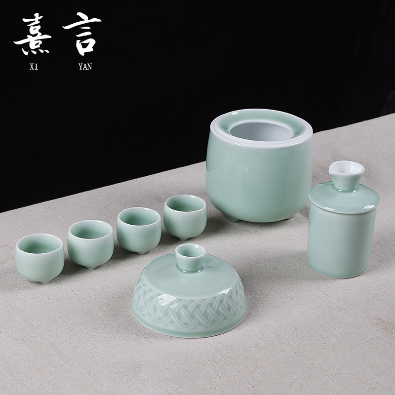温酒器烫酒壶 温酒壶半斤酒具装热酒壶老式怀旧暖黄酒