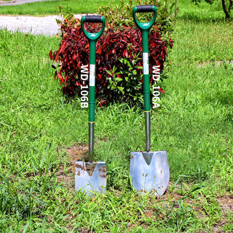 园林养花种花工具家庭园艺铁锹塑料柄农用松土挖土铲土铲子