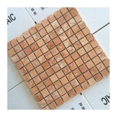 橙色大理石马赛瓷砖天然石材橙皮红弧形砖房地砖鱼池