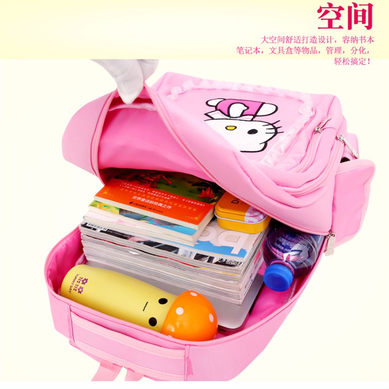 闪光拆卸男女童拉杆书包小学生升级两用减负手拉式拖