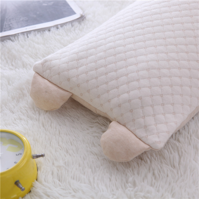 儿童彩棉枕头宝宝加长枕芯小孩卡通棉布枕1-6岁婴幼儿通用宝宝枕