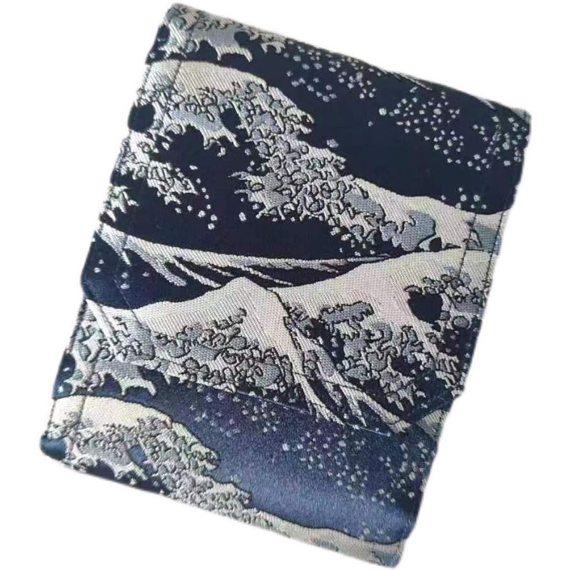 星辰大海手作织锦缎提花布艺钢笔笔帘笔包笔袋3支5支10支装