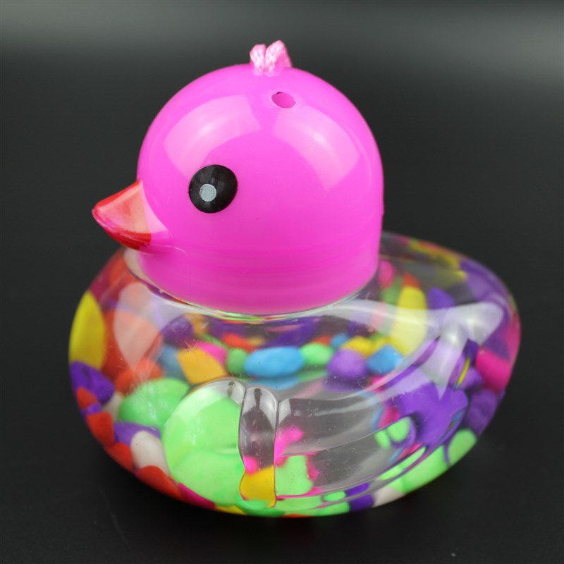 手提塑料儿童乌龟瓶鱼瓶外出便携盒大黄鸭迷你透明宠物小号金鱼缸