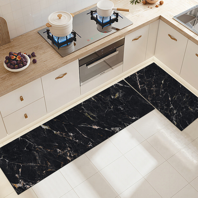 厨房地垫l形防滑防油可擦免洗矽藻泥吸水防脏地垫大尺寸地面铺垫
