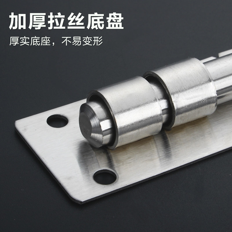 不锈钢大号加厚插销防盗门栓明装挂锁门闩大门木门扣锁老式们插栓