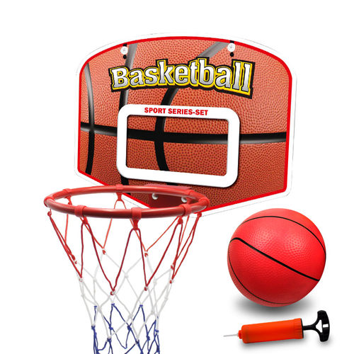 墙壁挂式篮球框免打孔儿童投篮架幼儿家用篮筐板小孩室内宝宝