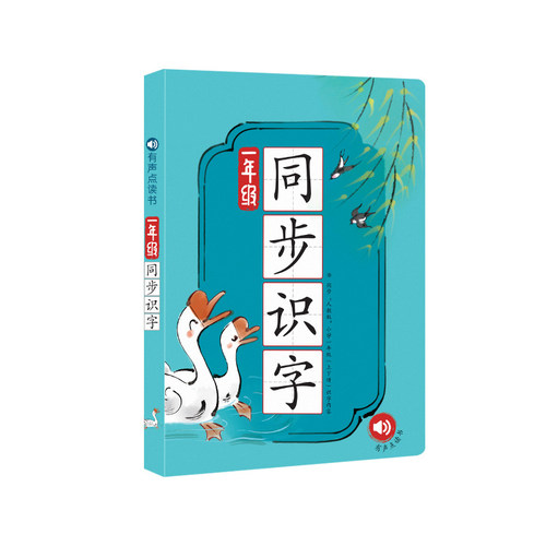 儿童识字发声书点读学习卡片幼儿园一年级有声挂图认字大王