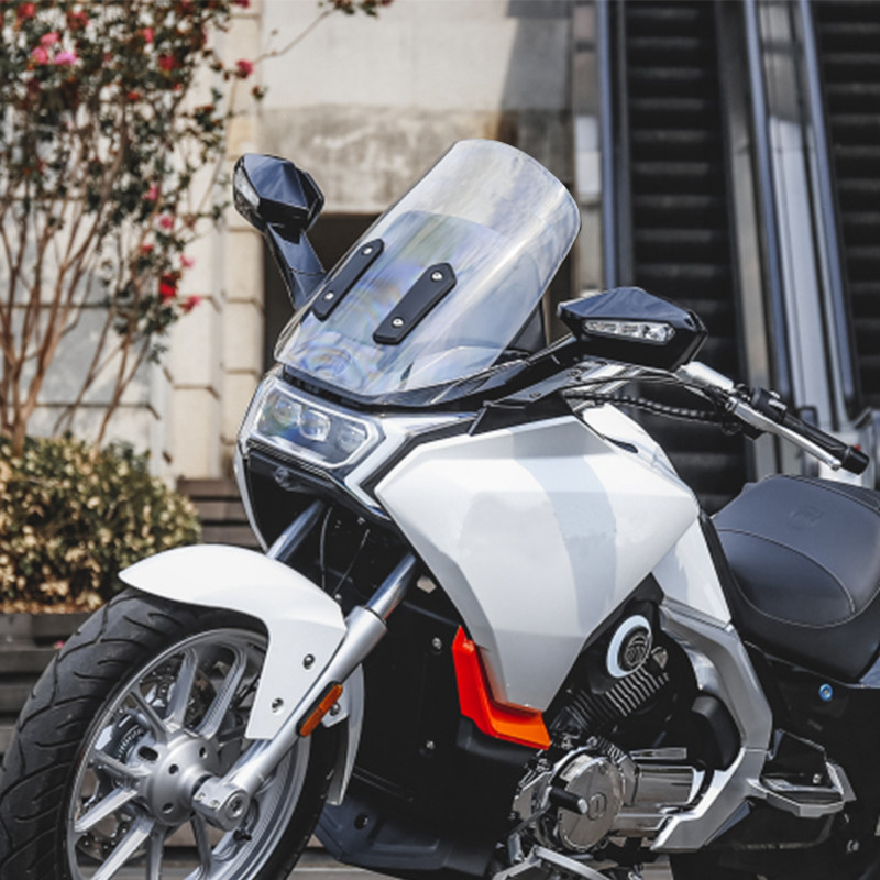 派方星舰三改装前挡风玻璃加加厚风挡改装护胸挡雨