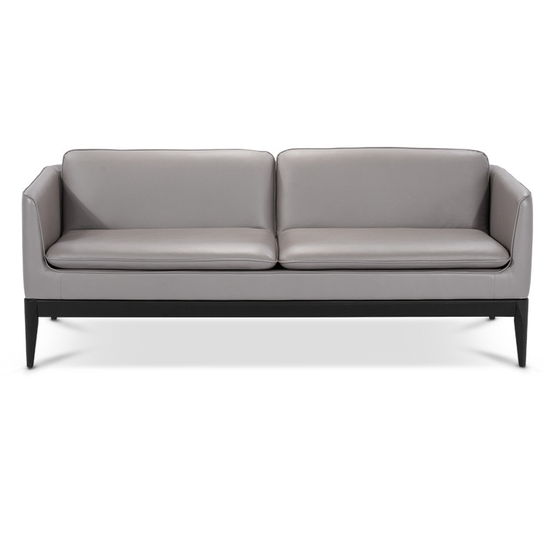 迪欧办公沙发茶几装现代三人位商务会客洽谈接待室沙发