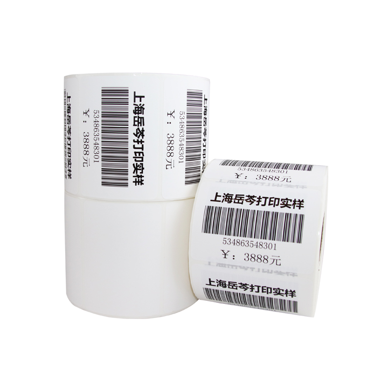 30 40 60 85 90*120合成纸条码纸可移除合成纸打印机标签碳带蜡基