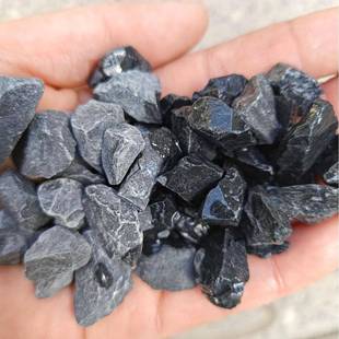 黑石子磨圆石子日式庭院造景工程铺路铺面碎石卵石水洗石机制石