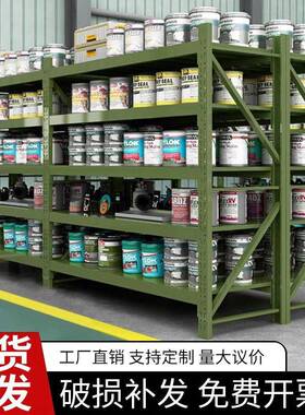 军绿色重型仓储仓库货架置物架多层模具架工业工厂库房储物收纳架
