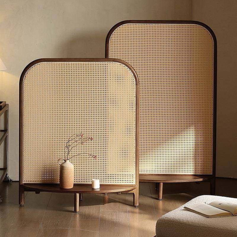 北欧隔断客厅玄关入户新中式卧室可移动简约遮挡座屏藤编实木屏风,节庆用品/礼品,新娘配件,淘宝优惠券,粉丝福利购,淘宝优惠卷