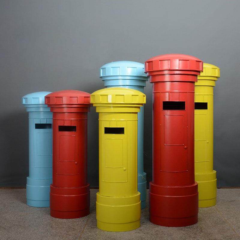 英伦复古铁艺邮筒模型家居软装饰品摆件创意意见储物信箱道具摆设,农机/农具/农膜,其它农用工具,淘宝优惠券,粉丝福利购,淘宝优惠卷