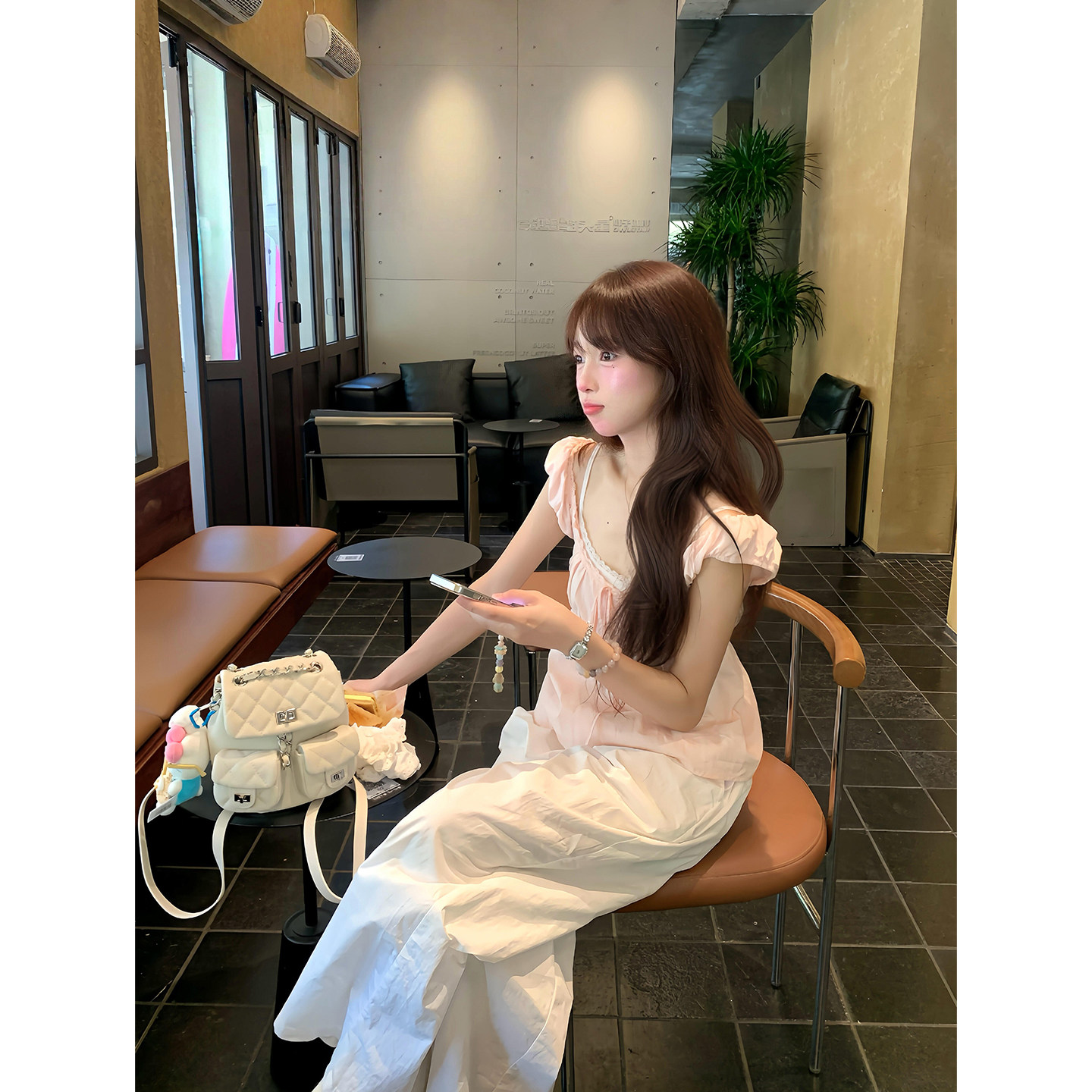 粉色蕾丝花边设计感泡泡袖方领衬衫女小众纯欲风气质显瘦小衫上衣,女装/女士精品,衬衫,淘宝优惠券,粉丝福利购,淘宝优惠卷