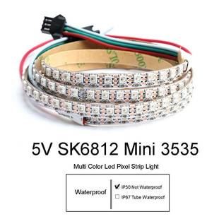 SK6812WS2812B144灯内置ic3535灯珠幻彩全彩灯带7mm5V