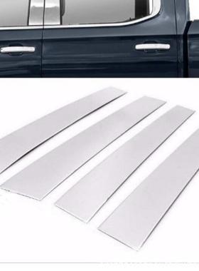 适用丰田Noah诺亚14-19款VOXY80系70系ESQUIRE电镀银色车窗中柱