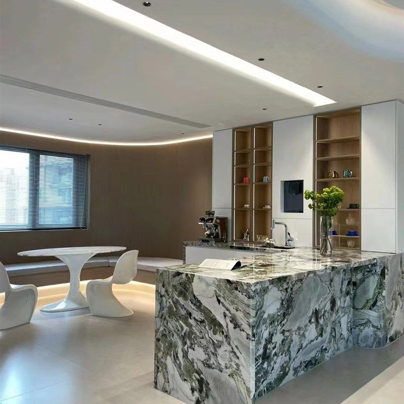 南京极简岩板台面餐边台面柜茶几家用岩板立柱造型橱柜中岛台,家装主材,岩板,淘宝优惠券,粉丝福利购,淘宝优惠卷