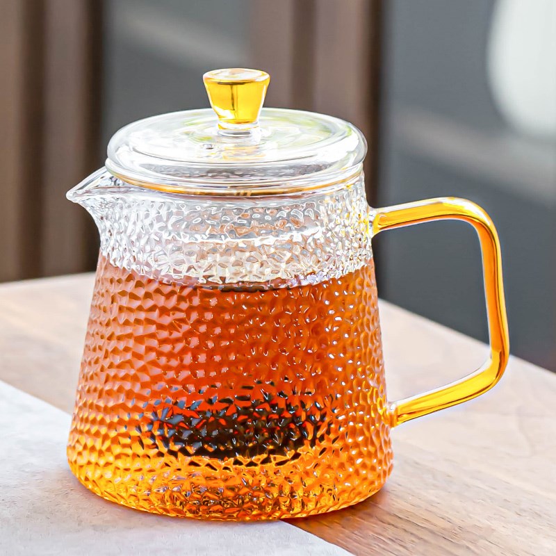 锤纹泡茶壶茶具装客厅办公室功夫茶杯茶壶过泡语苏