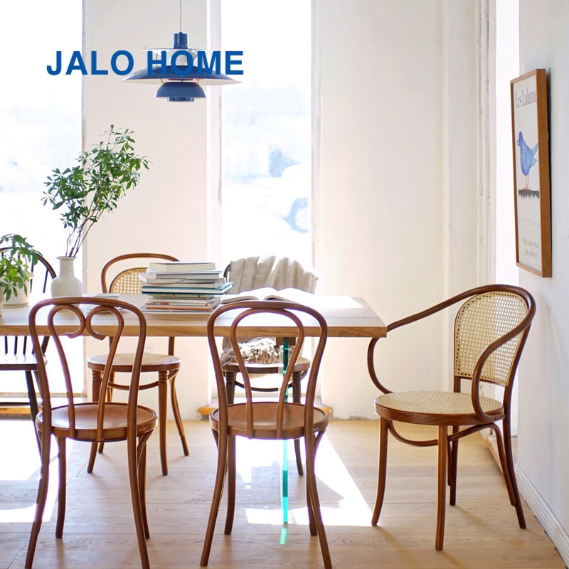 伽罗生活 JLO 波兰进口索耐特18号椅1号椅成品欧洲榉木餐椅